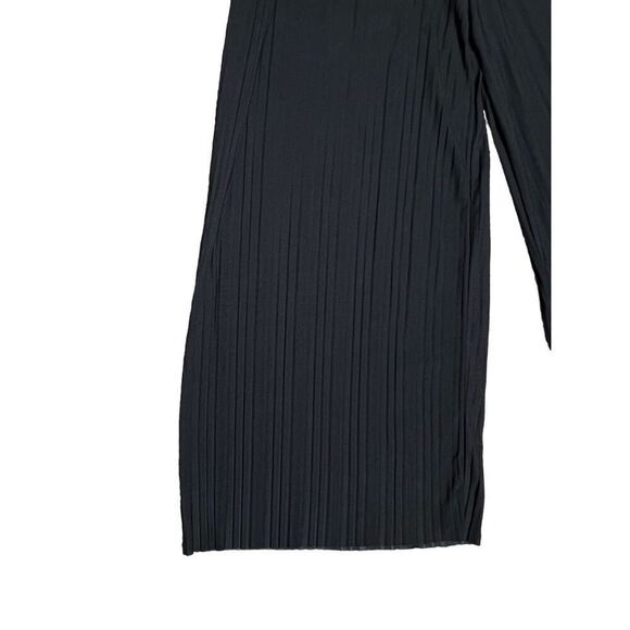 Boutique Wide Leg Pleated Palazzo Pants Size 2 with Tie Belt - Picture 4 of 5